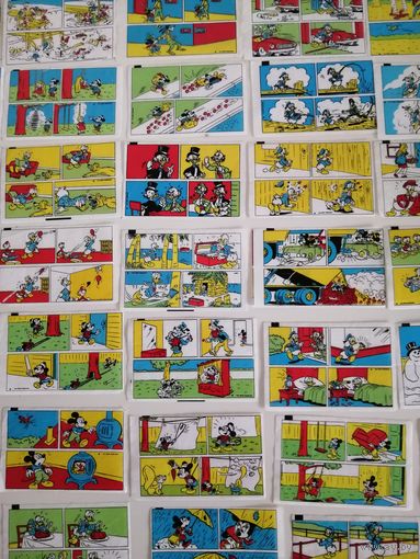 Вкладыши DONALD 77 шт лотом 1980 - е