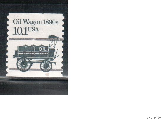 США-1985, (Мих.1747) , гаш., Стандарт, Транспорт, Перевозка нефти,
