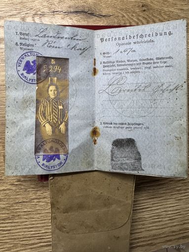 Паспорт 1916г.