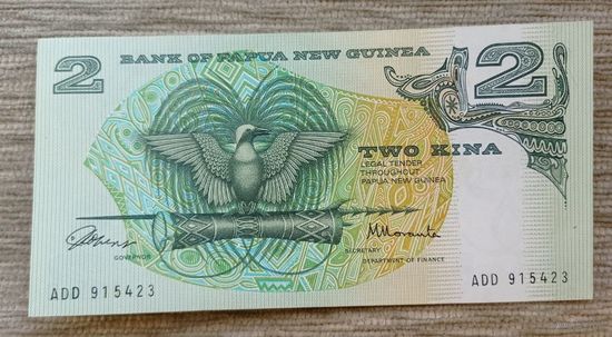 Werty71 Папуа-Новая Гвинея 2 кина 1981 UNC банкнота 1 2