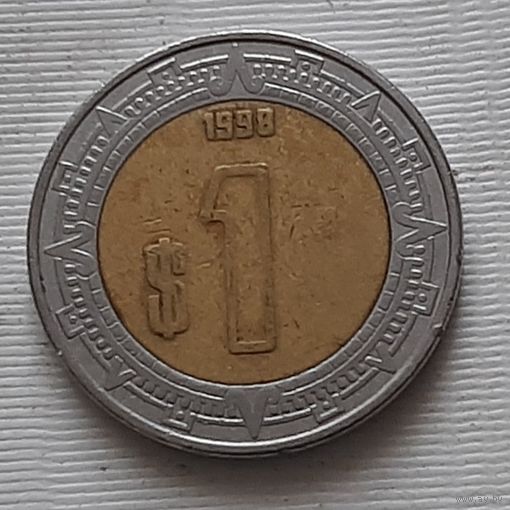 1 песо 1998 г. Мексика