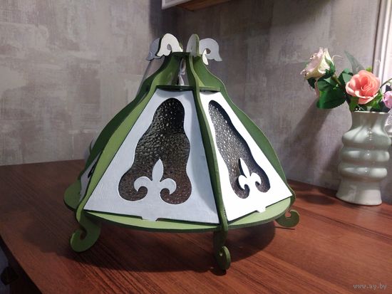 Люстра,светильник деревянный,винтажный, редизайн.