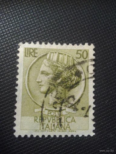 Италия. Стандарт. 1968г. гашеная