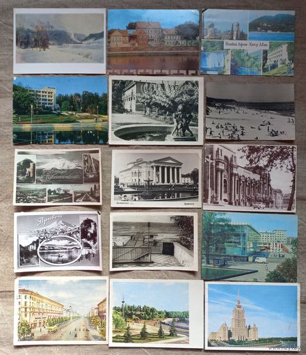 Открытки подписаны цена указана за все 58 шт.