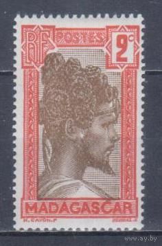 [1784] Французские колонии. Мадагаскар 1930. Культура и быт.Мужская прическа.2с. МН