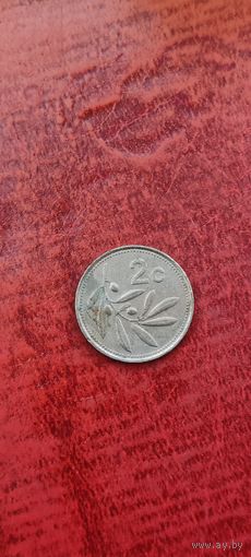 Мальта 2 цент 1993