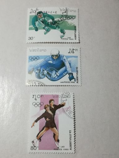 Лаос 1990. Зимние ОИ