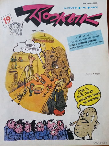 Журнал Вожык 19 выпуск 1993 год