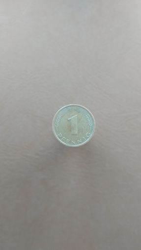 Германия / 1 pfennig (J) / 1976 год