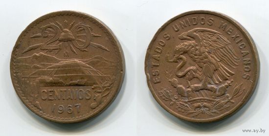 Мексика. 20 сентаво (1967)