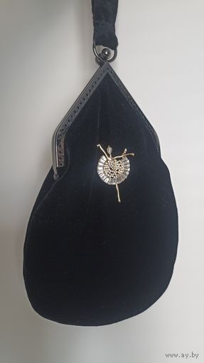 Театральная сумочка бархатная Балерина