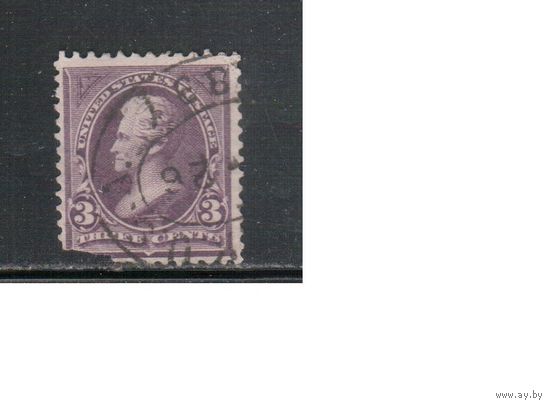 США-1894, (Мих.91), гаш.   , Стандарт, Президенты, Джексон(2)