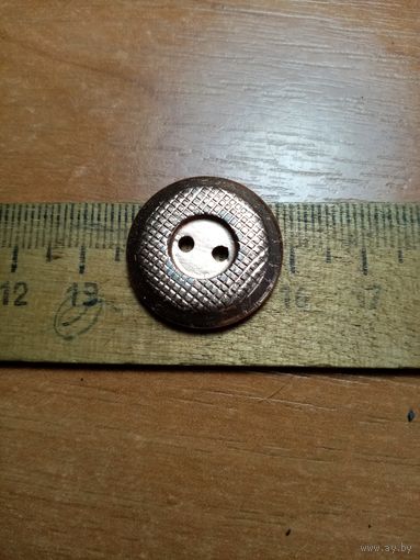 Пуговица алюминиевая в позолоте ссср