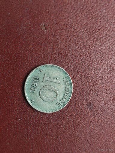 10 эре Швеция 1941 год