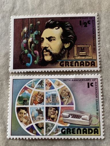 Гренада. 100 годовщина Alexander Graham Bell
