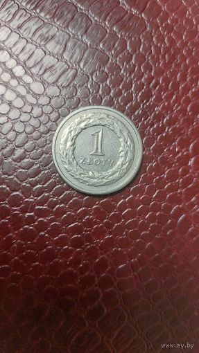 Монета 1 злотый 1992г. Польша. Хорошая!