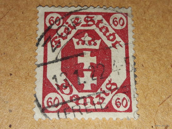 Германия Данциг 1921, 1922, 1923 Стандарты Герб