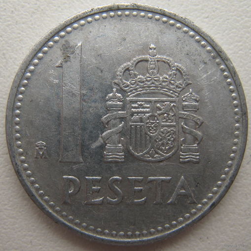 Испания 1 песета 1988 г.