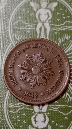 Уругвай 5 сентесимо 1948