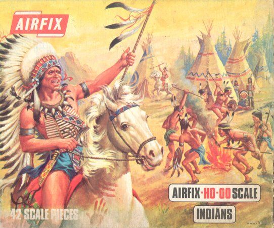 Солдатики. Индейцы. American Indians Airfix 1/72