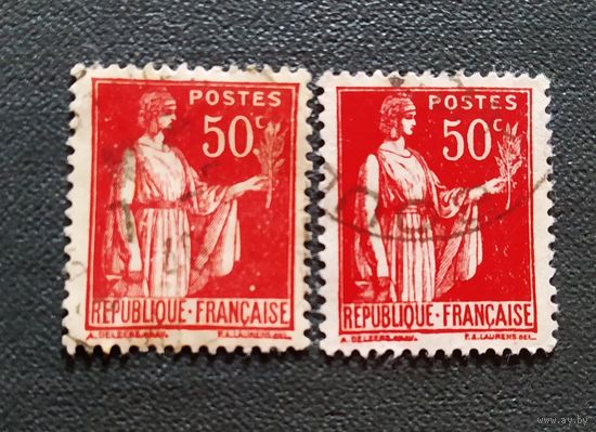 Марки Франция 1932 год Стандартный выпуск