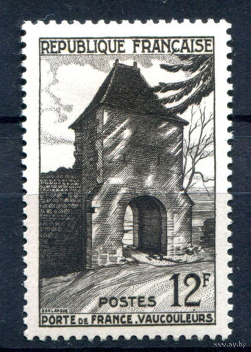 Франция - 1952г. - Порт-де-Франс, Вокулер - 1 марка - полная серия, MH [Mi 939]. #2-Fr-63-A-2