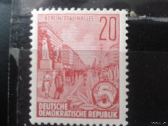 ГДР 1955 Стандарт 20 пф** Михель- 6,0 евро