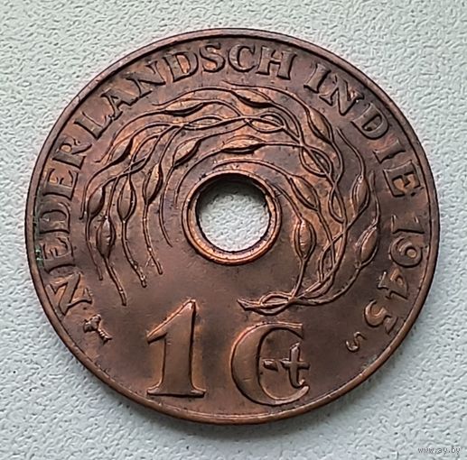 Голландская Индия 1 цент, 1945 S   1-4-42