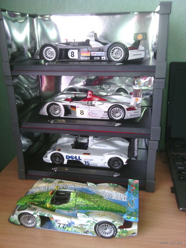 3 модели Audi 1/18 Maisto Le Mans