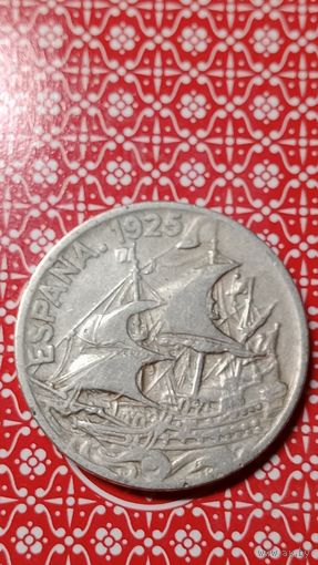 Испания 25 сентимо 1925