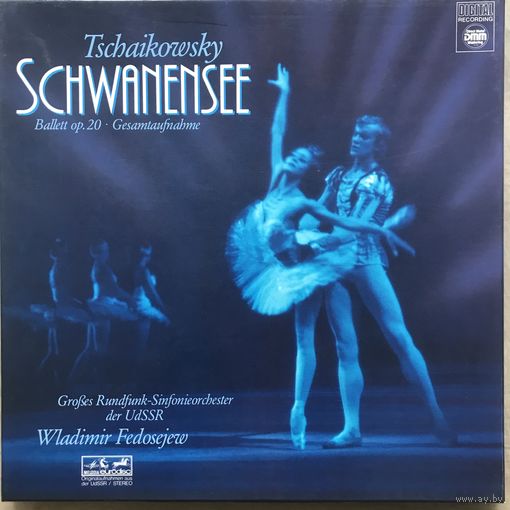 Чайковский Лебединое озеро Swan Lake Germany 3LP NM box