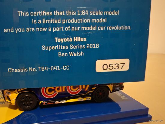 Tarmac Works Toyota Hilux SuperUtes 2018 1/64