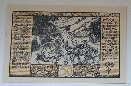 Германия, Нотгельд Rieder 50 Пфеннигов 1921 --159