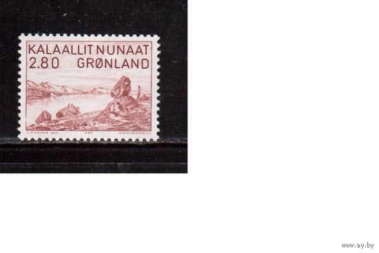 Гренландия(Дания)-1987, (Мих.172)  ** ,  Искусство, Живопись(одиночка)