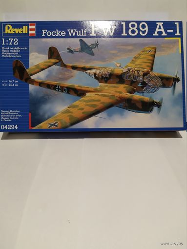 Сборная модель самолет Focke-Wulf Fw 189 A-1 артикул 04294 , Масштаб 1:72