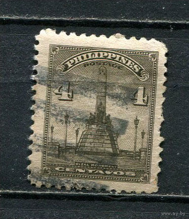 Филиппины - 1947 - Памятник Хосе Рисалю 4С - [Mi.462] - 1 марка. Гашеная.  (Лот 19JT)-T25P3
