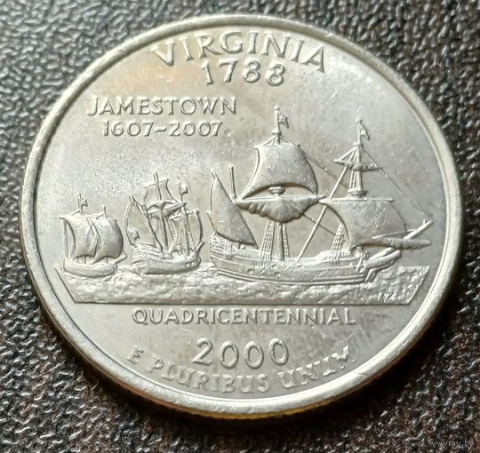 США , 2000    D   Квотер штата Вирджиния    ( 1-6-8 )