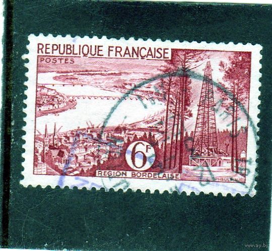 Франция.Ми-1064. Регион Бордо. Серия: туризм.1955.