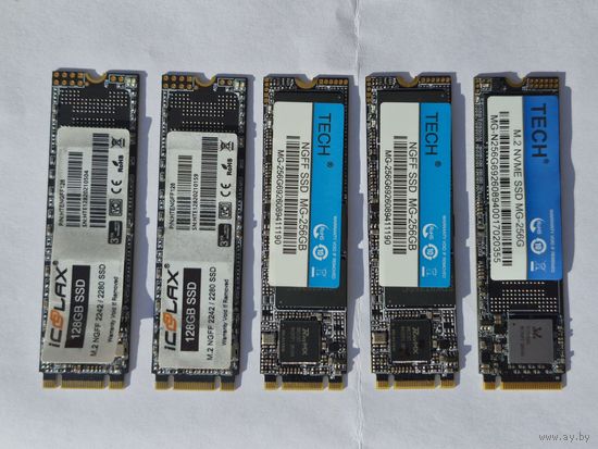 M.2 NGFF SSD 128GB 256GB TECH iCoolax неисправные на запчасти или для восстановления