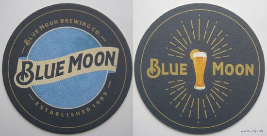 Подставка под пиво "Blue Moon "/США/.