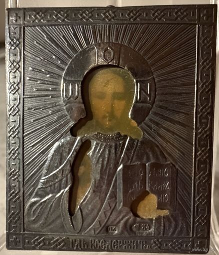 Икона Серебро 84 пробы - Господь Вседержитель. Распродажа коллекции!!!
