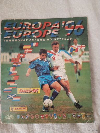 Частично заполненный альбом по коллекции Panini ЧЕ96