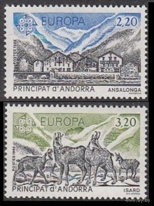 1986 Андорра fr 369-370 Европа Септ / Фауна 10,00 евро
