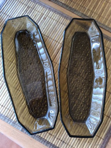 2 Тарелки Стекло Неман