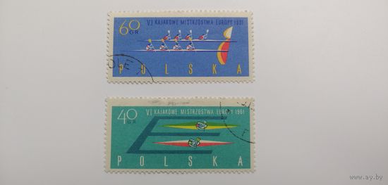 Польша 1961. Чемпионат Европы по каноэ