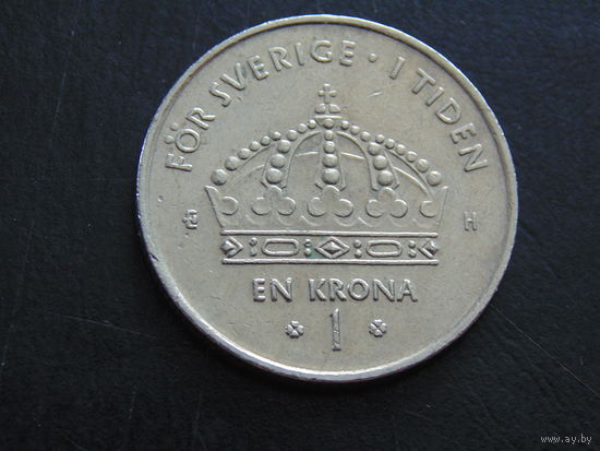 Швеция, 1 крона 2003 г.