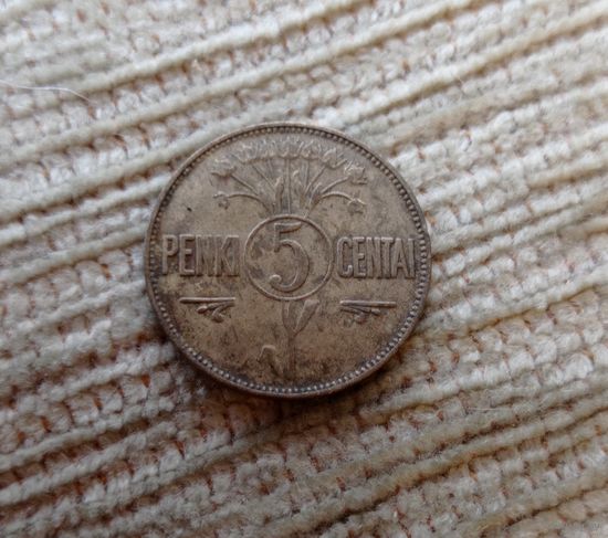 Werty71 Литва 5 центов 1925