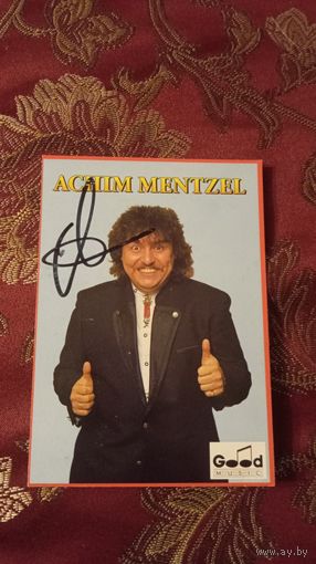 Автограф Ахим Менцель