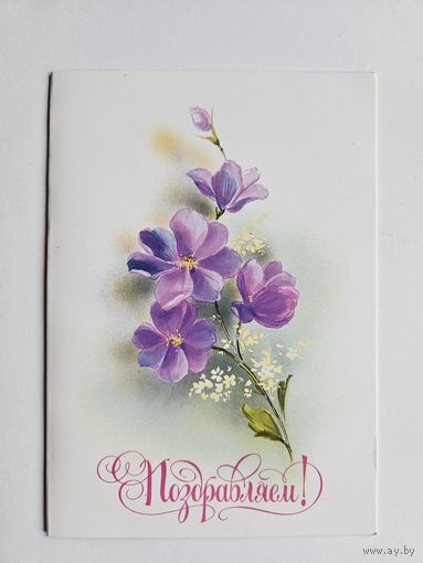 Коробова 1996 Редкая Поздравляем