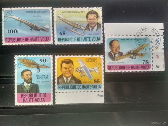 Верхняя Вольта. 1977.История авиации.